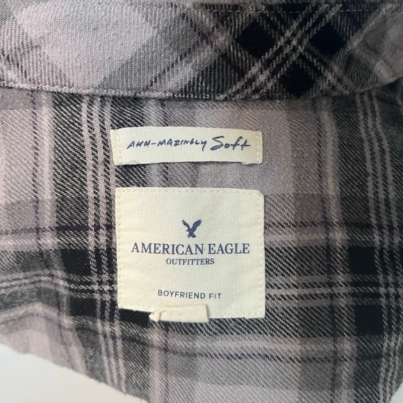 American Eagle black/gray flannel - Picture 3 of 4